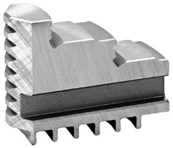 Bison Hard Solid ID Master Jaws for 6 Scroll Chuck, 3pc, 7-881-306