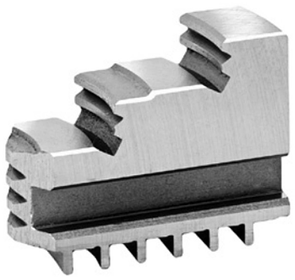 Bison Hard Solid OD Master Jaws for 6 Scroll Chuck, 4pc, 7-880-406