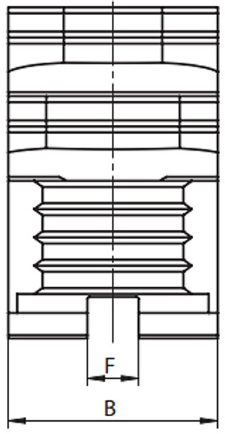 Bison Hard Top Jaw for 25, 28, 32, 40, 49 Scroll Chuck, 1pc, 7-890-2323