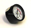 Air Compressor Pressure Gauge, 1/8" MPT, Bottom-Mount, 200 PSI, 1.5" Face (Metal Case) #08121D