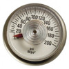 Air Compressor Pressure Gauge, 1/8" MPT, Back-Mount, 200 PSI, 1.5" Face #0806A9