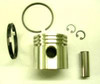 Rolair Piston Assembly MK100 #07F9A0, image showing piston, piston rings, circlips, and related components.