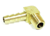 Brass Elbow, 1/8" MPT x 1/4" Hose Barb #07FB51