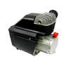 Rolair 2 HP High Speed Pump/Motor Assembly with Air Filter, black and silver industrial pump with air filter and red oil fill cap.
