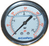 Liquid-Filled Pressure Gauge, 1/4" NPT Back-Mount x 2.5" Face, 300 PSI #0198A1