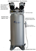New California Air Tools Ultra-Quiet, Oil-Free Stationary Air Compressor with Automatic Drain Valve, 4 HP #1163CB