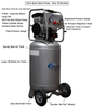 New California Air Tools Ultra Quiet, Oil-Free Portable Air Compressor, 2 HP #1163C9