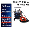  5 Gallon Pressure Pot with HVLP Spray Gun, Air Hose & Fluid Hose (For Painting Only) #11644D