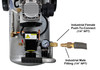 New California Air Tools Quiet & Oil-Free 1.0 HP, 4.7 Gallon, Steel Tank Electric Portable Air Compressor #116695