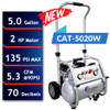 California Air Tools Powerful 2.0 HP Ultra-Quiet & Oil-Free Rugged Jobsite Air Compressor #116654