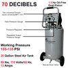 California Air Tools Ultra-Quiet, Oil-Free, 1.5 HP Portable, 20-Gallon Air Compressor #1166AF