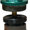 Air Compressor Sales LP HEAD UNLOADER ASSY EC5/10, a mechanical component used in air compressors with a black and green color scheme.