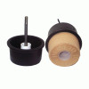 Air Compressor Sales Motorguard Moisture Filter Elements, 4-Pack, M-723 #01871E, image showing a set of four moisture filter elements with black and beige components designed for air compressor moisture filtration.