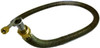 Air Compressor Sales Kellogg 452 Pump Intercooler Assembly, Right Hand, FFW #019548, flexible hose with metal fittings and components.