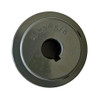Air Compressor Sales 2.7" OD x 5/8" Bore Single-Groove Pulley, A/4L Type #018A5A, round metal pulley with a central bore for connecting to compressor components.