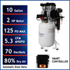 California Air Tools Powerful 2.0 HP SMART Ultra-Quiet & Oil-Free 10-Gallon Stationary Air Compressor  #11673C