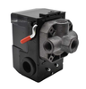 Pressure Switch, 135/175 PSI, 4-Port, w/ Unloader Valve and On/Off Lever #0E5D60