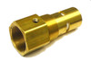 Conrader Check Valve 1 inch FPT x 1-1/4 inch MPT, CTB1114 #1162F5, brass check valve with threaded connections for plumbing and industrial applications.