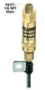 Conrader Bullwhip Throttle Control 52" Long Cable, close-up view of the brass throttle control with black cable and mounting bracket