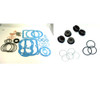 Chicago Pneumatic C1 Air Compressor Pump Overhaul Kit #048DEF, image showing assorted rubber and metal gaskets, seals, and pump parts for compressor maintenance or repair.