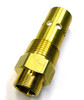 Conrader Check Valve 3/4" Compression, x 1" MPT, CTD341 #1162E1, brass check valve with compression and male pipe thread connections.