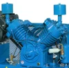 Jenny Products, Inc. New Jenny T Pump Complete Assembly with Flywheel and Air Filters, 15-25 HP #058A26, industrial blue air compressor pump system.