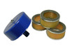 Master Tool Repair Air Filter Assembly Kit, 1" MPT #05C118, includes four cylindrical air filters with orange mesh and metal rims, and a blue air filter housing with a black fitting.