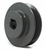 Single-Groove Pulley, 3.75" OD x 5/8" Bore #0592E8