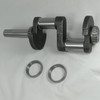 MAT - EDI Campbell Hausfeld Crankshaft Assembly with Bearing Cones, industrial crankshaft component with two metal bearings included.