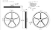 Air Compressor Pulley, Poly-V, 6.923" OD x 5/8" Bore #05AAC5