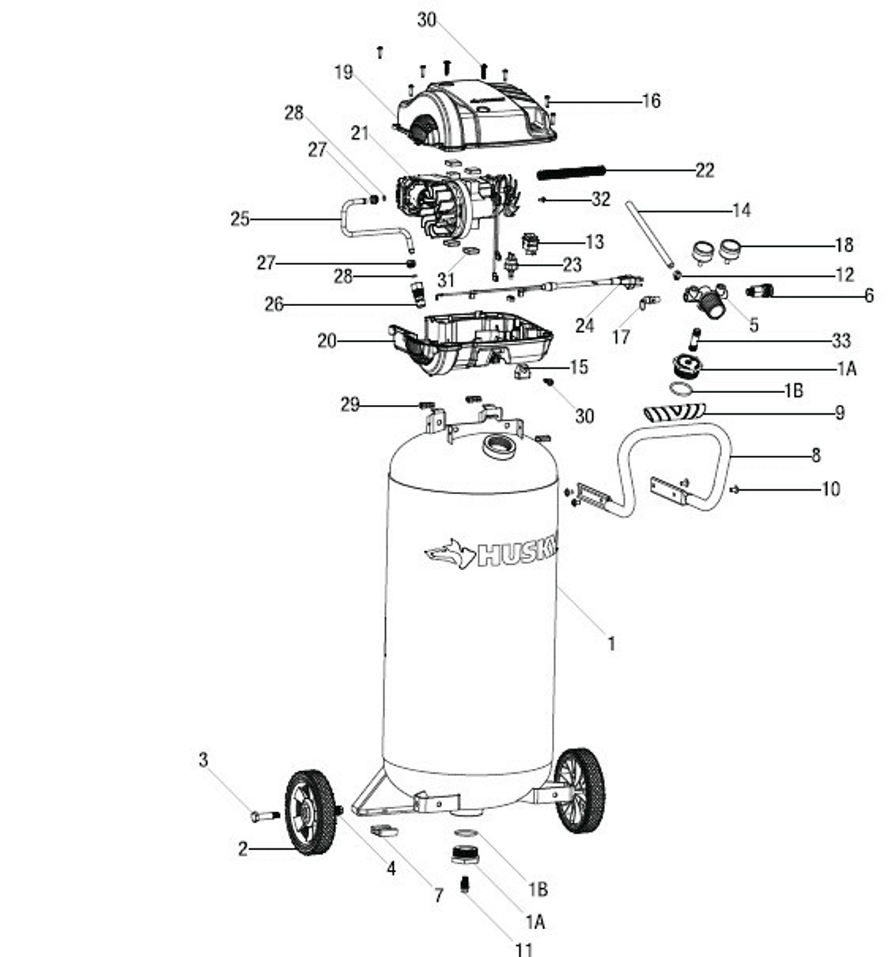 Husky Air Compressor Replacement Pumps