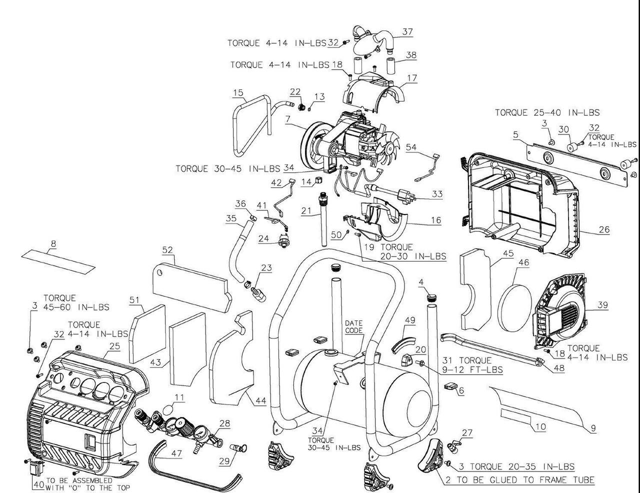 New Porter Cable OEM 5140153-29 Air Compressor Screw PXCMV5048055