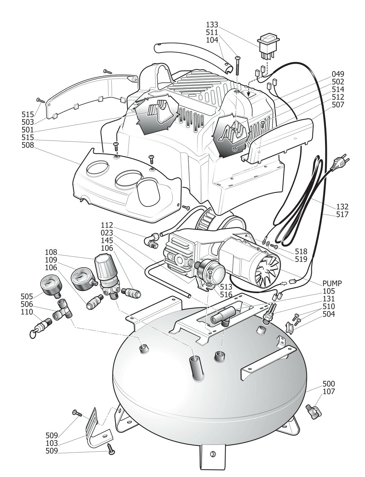 Fini Air Compressor Parts Master Tool Repair