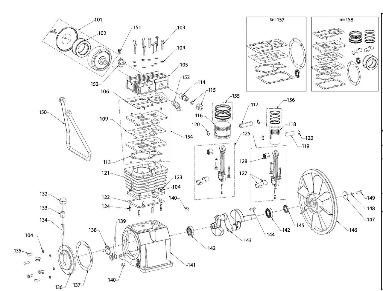 DeWalt Air Compressor Replacement Pumps