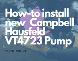 How-to install new Campbell Hausfeld VT4723 Pump