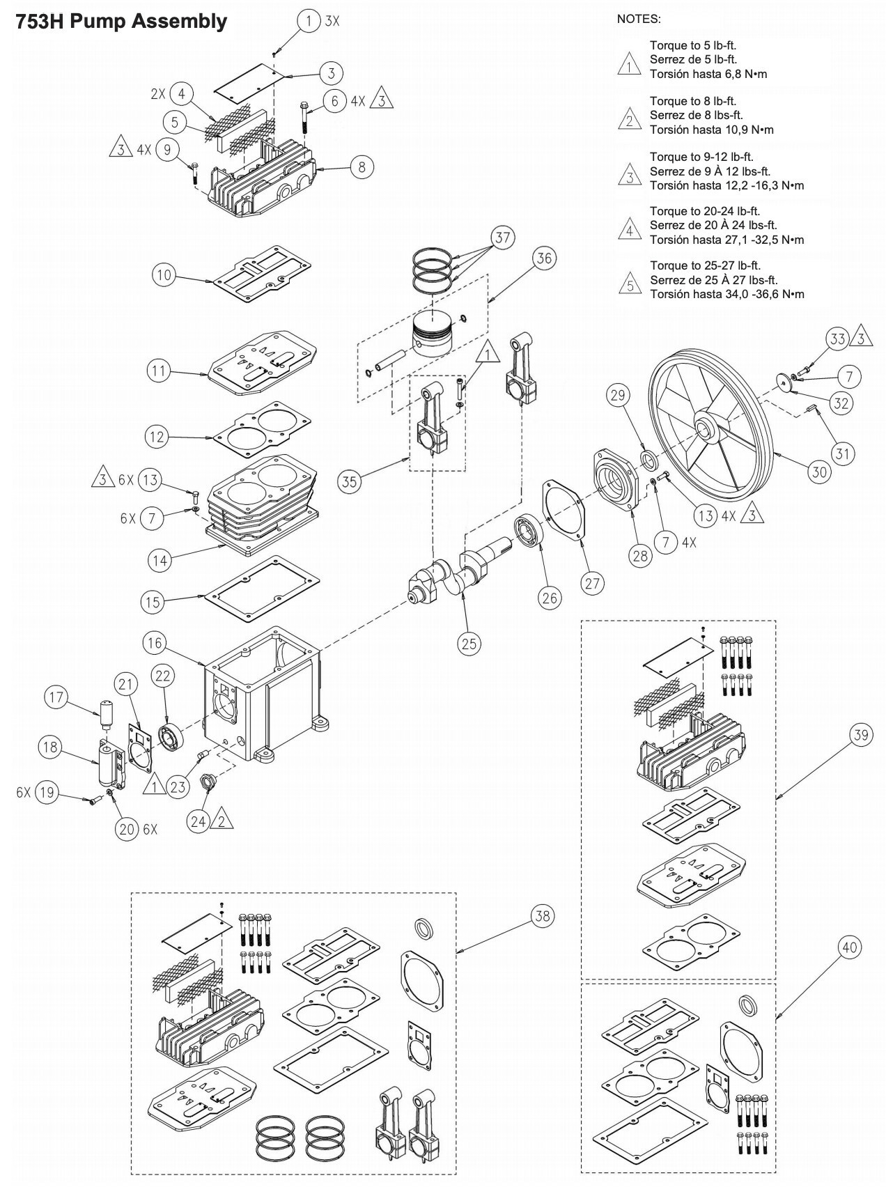 Coleman Powermate and Sanborn Air Compressor Pumps & Replacement Parts