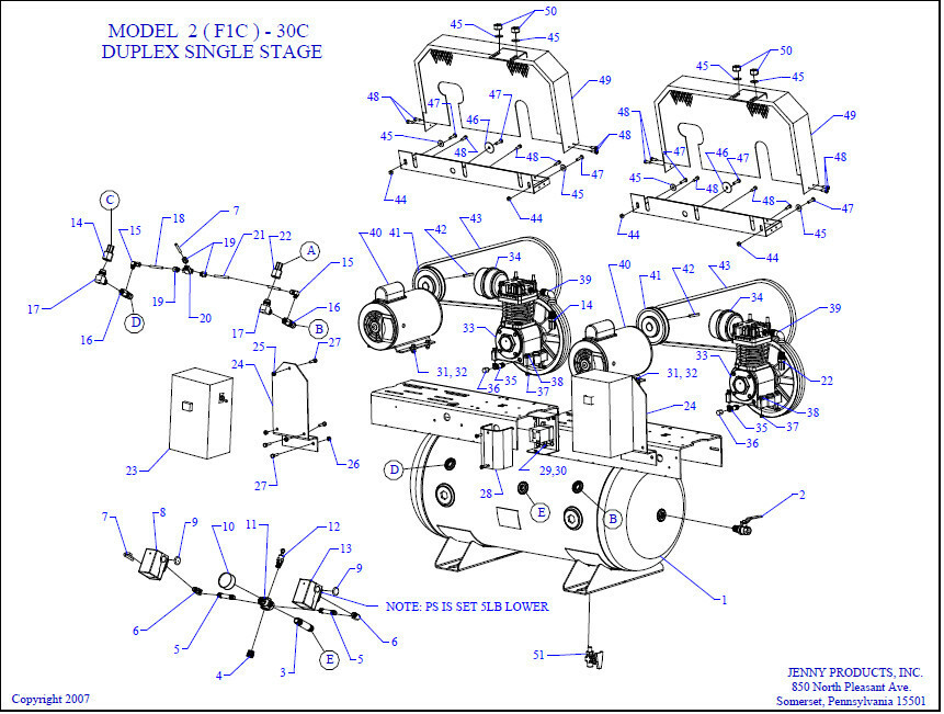 Jenny Air Compressor Replacement Pumps