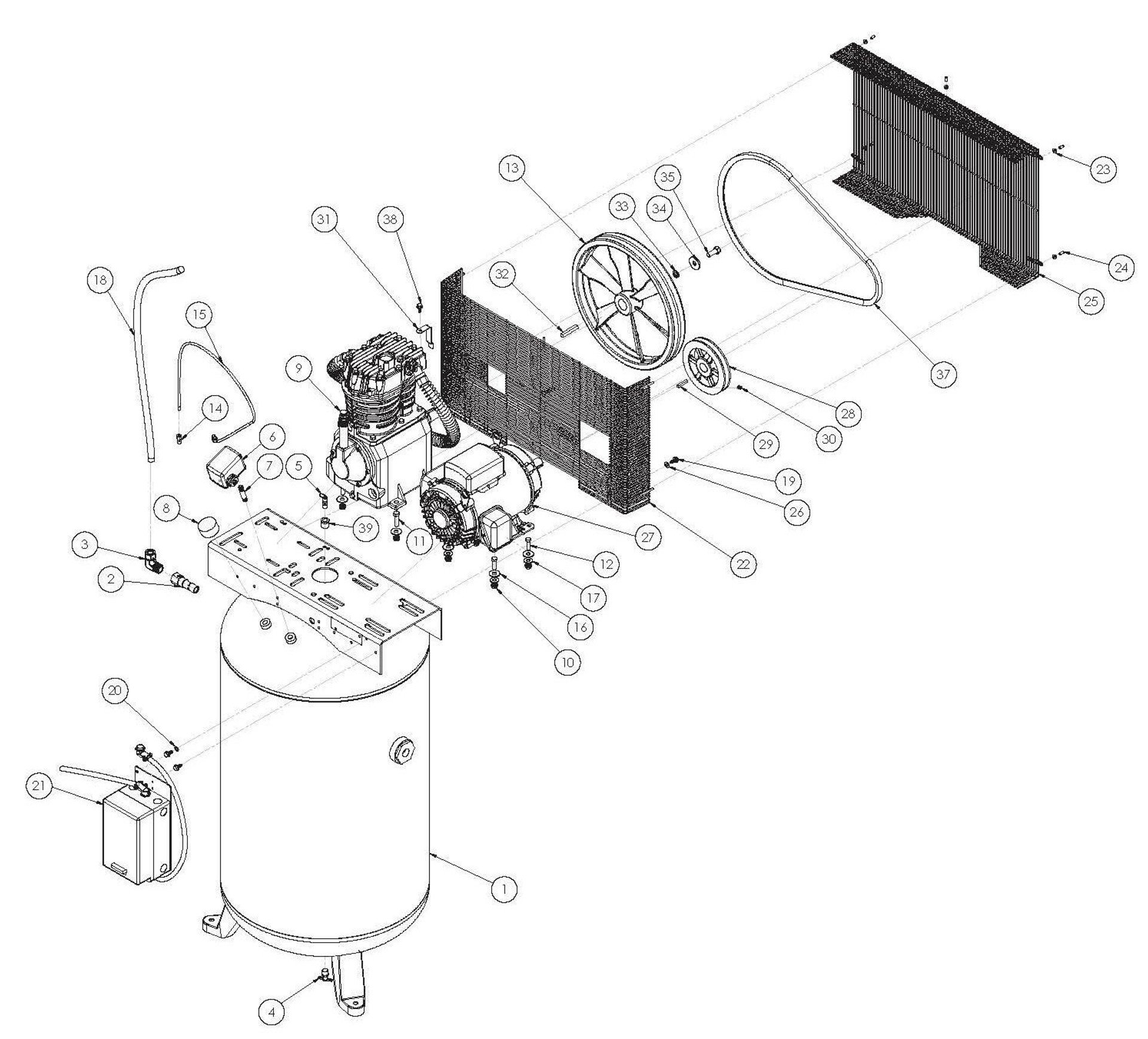 Speedaire Air Compressor Replacement Pumps