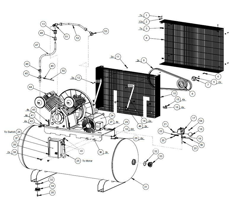 Industrial Air Air Compressor Replacement Pumps