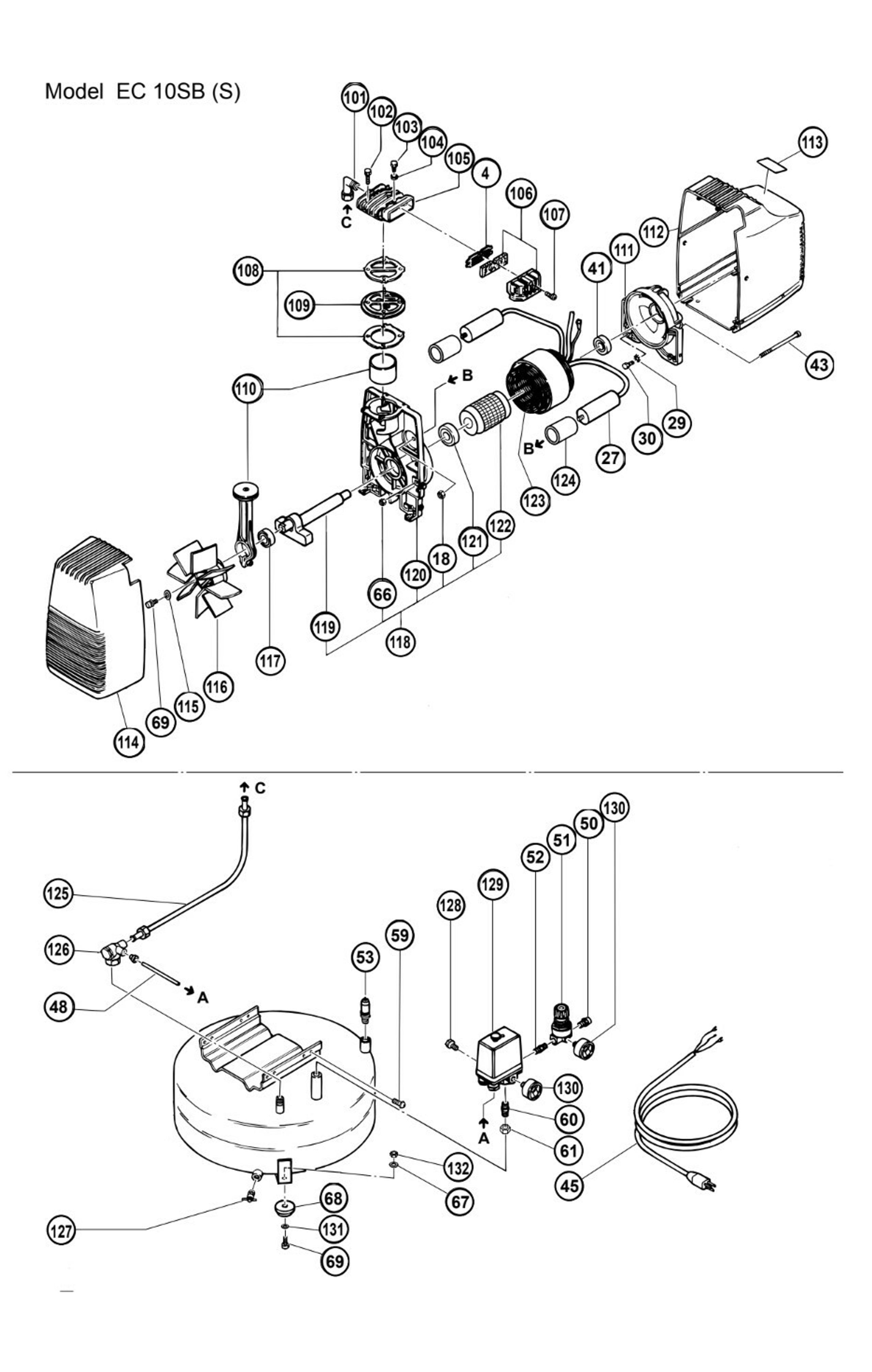 All Hitachi Air Compressor Parts Master Tool Repair