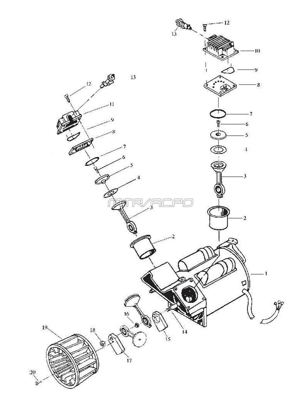 Rolair Air Compressor Replacement Pumps