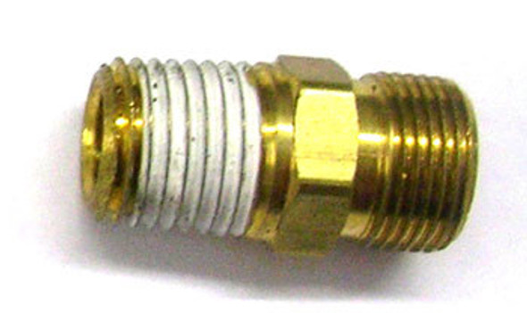 Compression Adapter, 1/4" NPT x 3/8" Male Compression #0E52EE