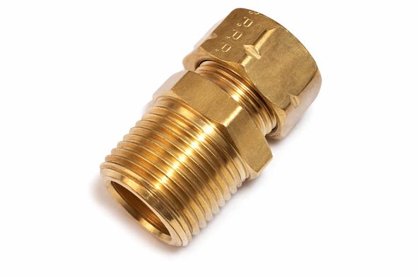 Compression Adapter, 1/2" Male NPT x 1/2" Compression #0ACCF2