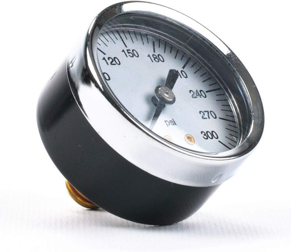 Pressure Gauge, 2" Face, 300 PSI, 1/4" MPT Back-Mount  #116279