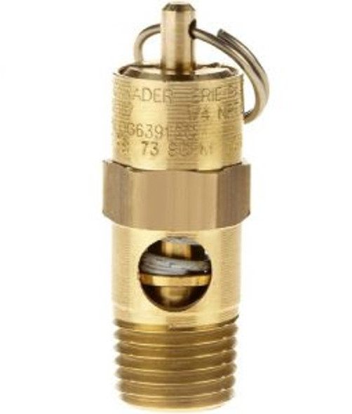 Safety Relief Valve, 1/4" MPT, 125 PSI #116349