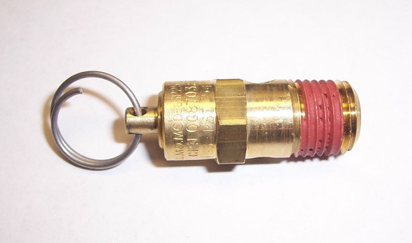 Safety Relief Valve, 1/4" MPT, 65 PSI #11633F