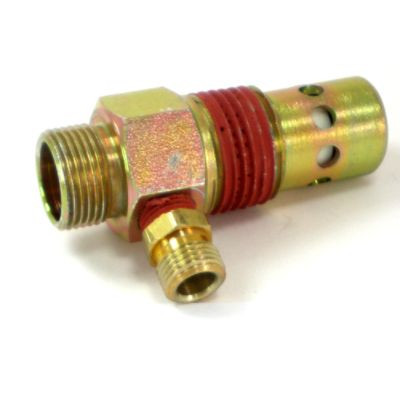 Check Valve, 1/2" NPT X 1/2" Comp, 1/4" Comp Adapter #116393
