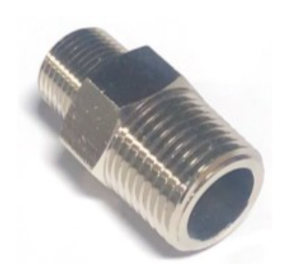 Nipple Reducing 1/2" NPT x 3/8" NPT #01A553