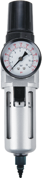 1/4" NPT Filter/Regulator with Pressure Gauge & Auto Drain #1163F2