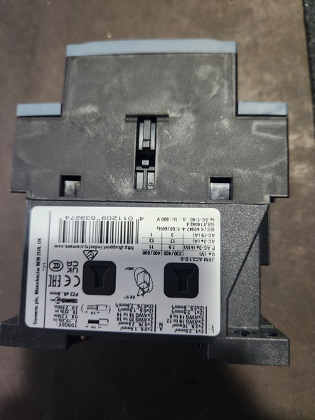 Contactor, DP OP S0 3-Phase IEC 17A/230V #058B06